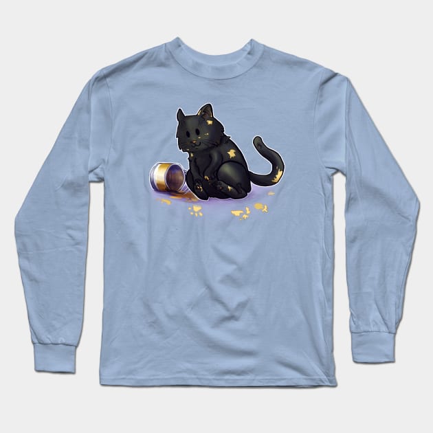 Painted Paws Long Sleeve T-Shirt by LocalCryptid